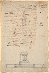 Boceto para el Monumento a la Libertad de Nicolai Abildgaard