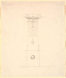 Boceto para un monumento conmemorativo para Sinclar (Sinclair)
