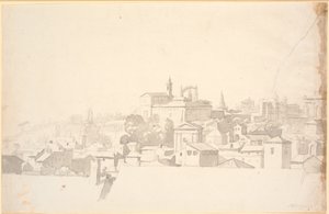 Vista de una ciudad con arquitectura del sur