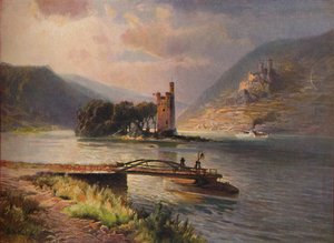 Der Mauseturm, Torre del Ratón, 1923 de Nicolai Astudin