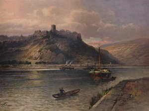 Ruina Rheinfels, Castillo Rheinfels, 1923 de Nicolai Astudin