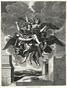 La ascensión de San Pablo de Nicolas (after) Poussin