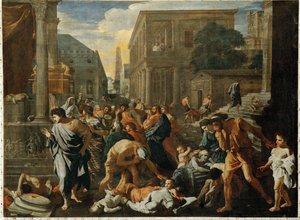 La peste de Ashdod o el milagro del Arca - La peste de Ashdod o el milagro del Arca ... de Nicolas (attr.to) Poussin