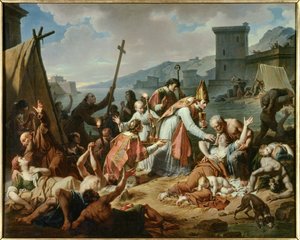 Devoción de Monseñor de Belsunce durante la peste de 1720 en Marsella
