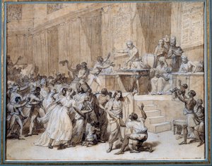 Revolución Francesa: la Convención Nacional decreta la abolición de la esclavitud en las colonias el 4/02/1794 (16 Pluvioso Año II) en París
