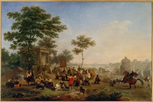 Misa en los alrededores de Roma