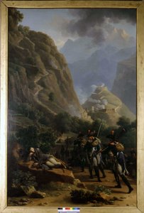 Napoleón en el Fuerte de Bard - por Nicholas-Antoine Taunay, principios del siglo XIX. de Nicolas Antoine Taunay