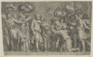 Antiguo augurio de Nicolas Beatrizet (attributed to)
