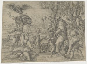 Offer van Iphigenia de Nicolas Beatrizet