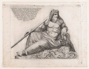 Speculum Romanae Magnificentiae: El Dios del Océano, 1560