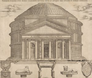 Speculum Romanae Magnificentiae: El Panteón, 1649