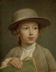 Niño con un cuaderno de dibujo
Niño con un cuaderno de dibujo de Nicolas Bernard Lepicie