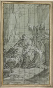 La familia de San Juan Bautista de Nicolas Bernard Lepicie