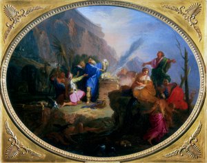 El sacrificio de Noé, c. 1688-1736 de Nicolas Bertin