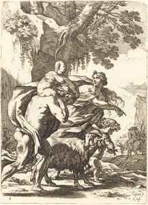 Fauno y Bacante con un Niño de Nicolas Chapron