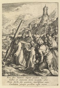 Cristo llevando la cruz, de La Pasión de Cristo de Nicolas Cochin