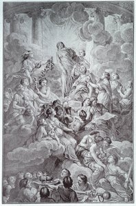 Frontispicio de la Enciclopedia de Denis Diderot (1713-1784) y Jean le Rond d