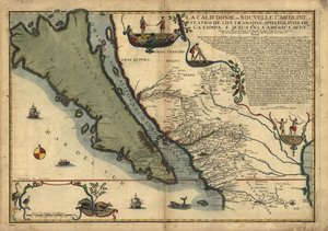 La Californie ou Nouvelle Caroline - teatro de los trabajos, Apostolicos de la Compa. e Jesus en la America Septe. LOC 96686640