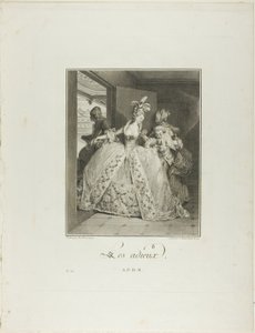 Despedidas, de Monument du Costume Physique et Moral de la fin du Dix-huitième siècle