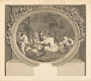 La Educación lo es todo de Nicolas Delaunay after Jean Honoré Fragonard