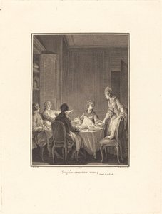 Sophie recupérate de Nicolas Delaunay after Jean Michel Moreau