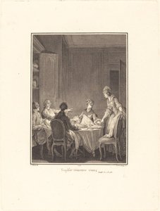Sophie, recupérate de Nicolas Delaunay after Jean Michel Moreau