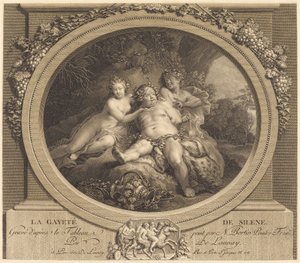 La alegría de Sileno de Nicolas Delaunay after Nicolas Bertin