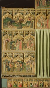 Retablo de la vida de la Virgen y San Francisco de Asís de Nicolas Frances