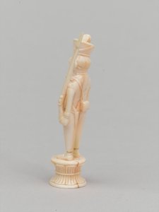 Peón blanco, pieza de ajedrez, India de Nicolas Guerard