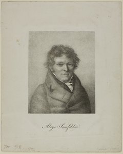 Retrato de Alois Senefelder de Nicolas Henri Jacob