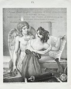 El genio de la litografía, 1819