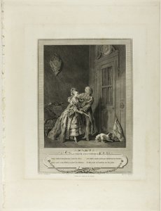 Llamada inesperada, de Monument du Costume Physique et Moral de la fin du Dix-huitième siècle
