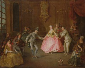 Antes del baile de Nicolas Lancret