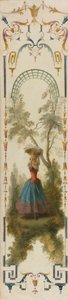 Horticultura, c.1723-27 (óleo sobre lienzo) de Nicolas Lancret