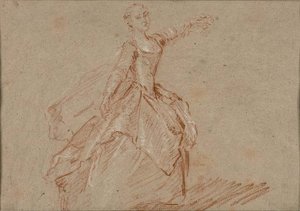 Estudio para La danza entre el pabellón y la fuente