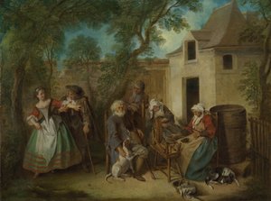 Las cuatro edades del hombre: Vejez de Nicolas Lancret