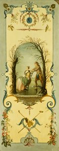 Tres paneles decorativos con alegorías del invierno, verano y otoño de Nicolas Lancret