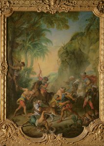 Caza del tigre, 1736 de Nicolas Lancret