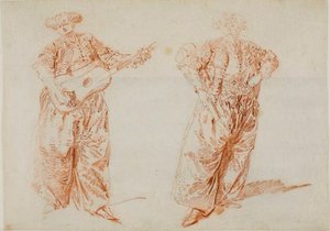 Dos Estudios de un Guitarrista con Traje Turco