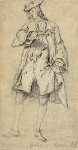 Joven de pie de Nicolas Lancret
