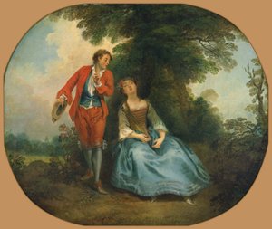 La pastora dormida de Nicolas Lancret