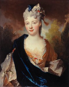 Retrato de Marie Anne de Bourbon-Condé 1678-1718, Duquesa de Vendôme, 1714