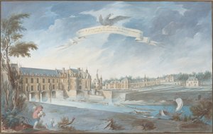 Vista y perspectiva del Castillo de Chenonceaux
