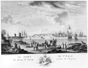 Vista de St. Malo de Nicolas Marie Ozanne