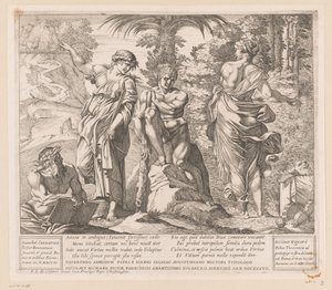 Hércules entre la virtud y el vicio