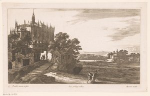 paisaje con catedral