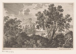 Paisaje con ruina de Nicolas Perelle
