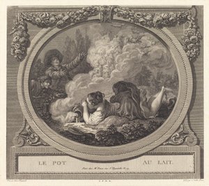 El pote de leche de Nicolas Ponce after Jean Honoré Fragonard