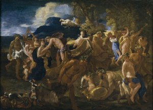 Bacanal, 1625-1626 de Nicolas Poussin