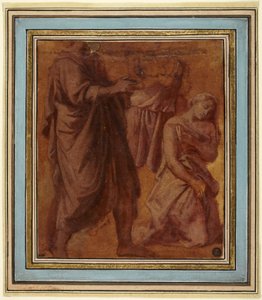 Christus und die Ehebrecherin de Nicolas Poussin